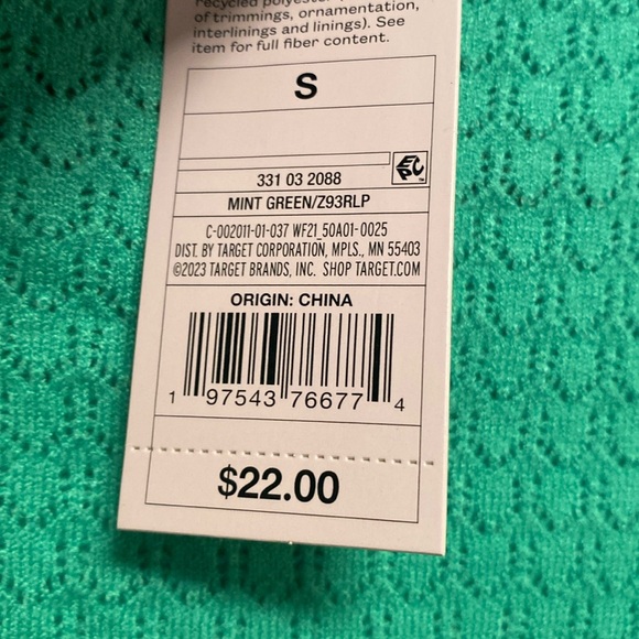 Wild Fable Mint Green Sleeveless Top… - Picture 6 of 6